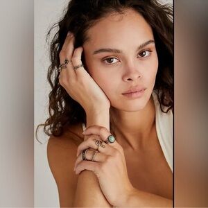 Free People Just What I Needed Ring Set